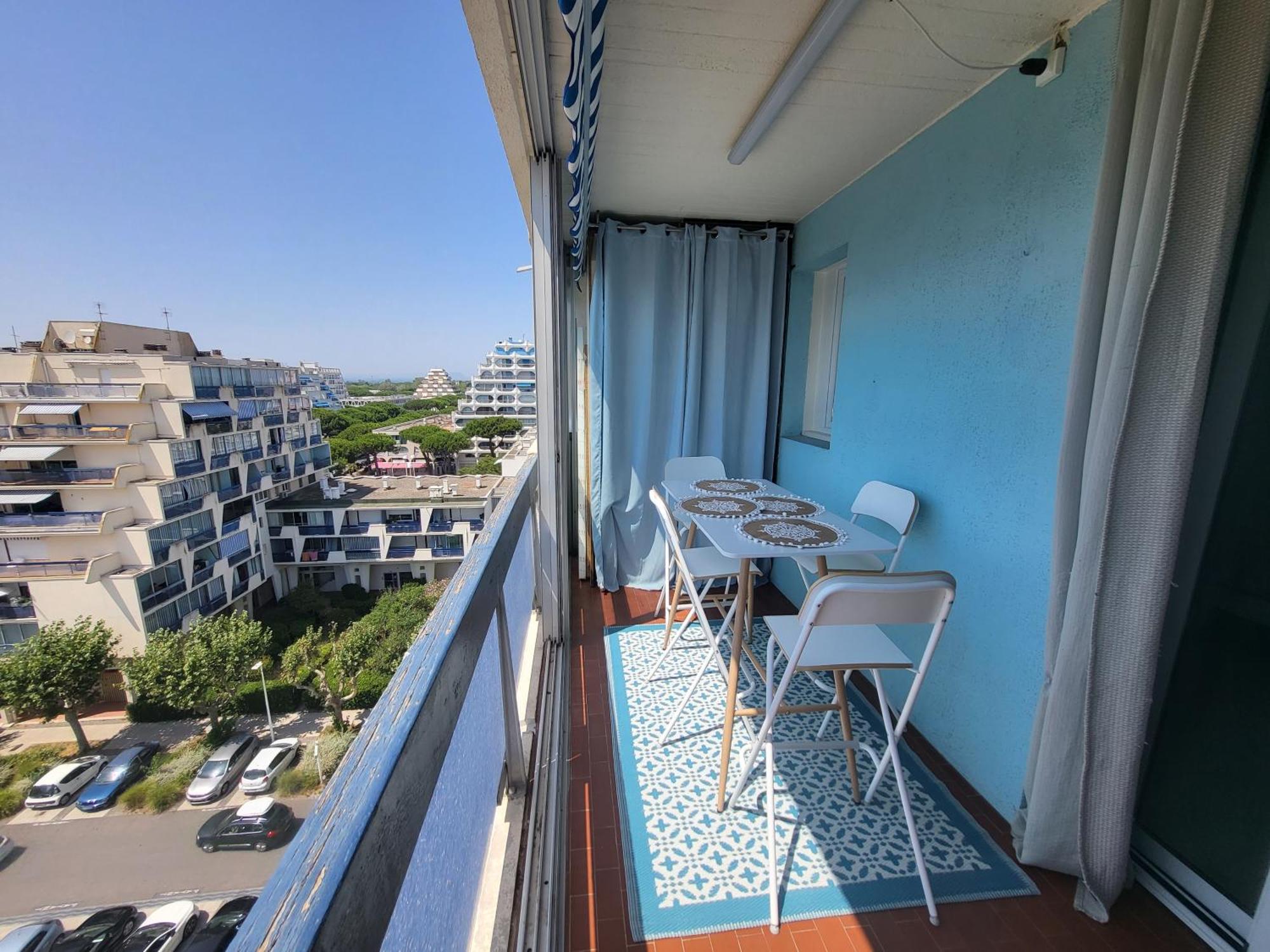 Appartement Lumineux Avec Vue Sur Mer A 50 M De La Plage Et Du Centre La Grande Motte Luaran gambar